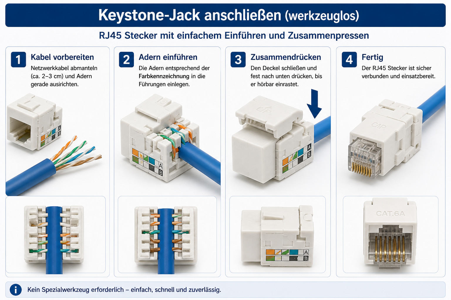 Keystone Anschluss