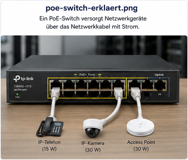 PoE Switch erklärt